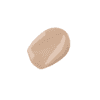 Beige liquid makeup swatch on white background.