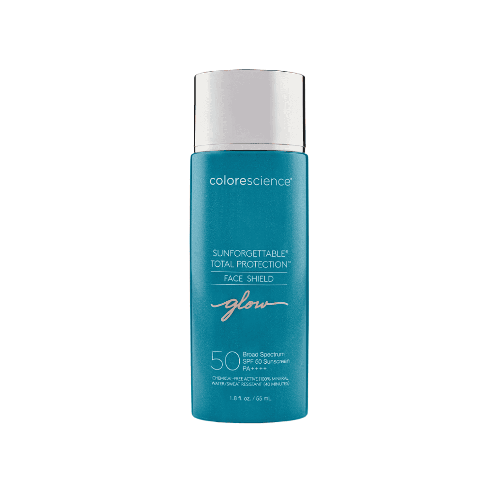 colorescience sunforgettable total protection face shield glow