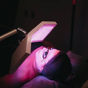 custom acne clearing facial