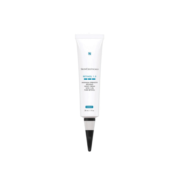 Skincare retinol cream tube, 1% concentration
