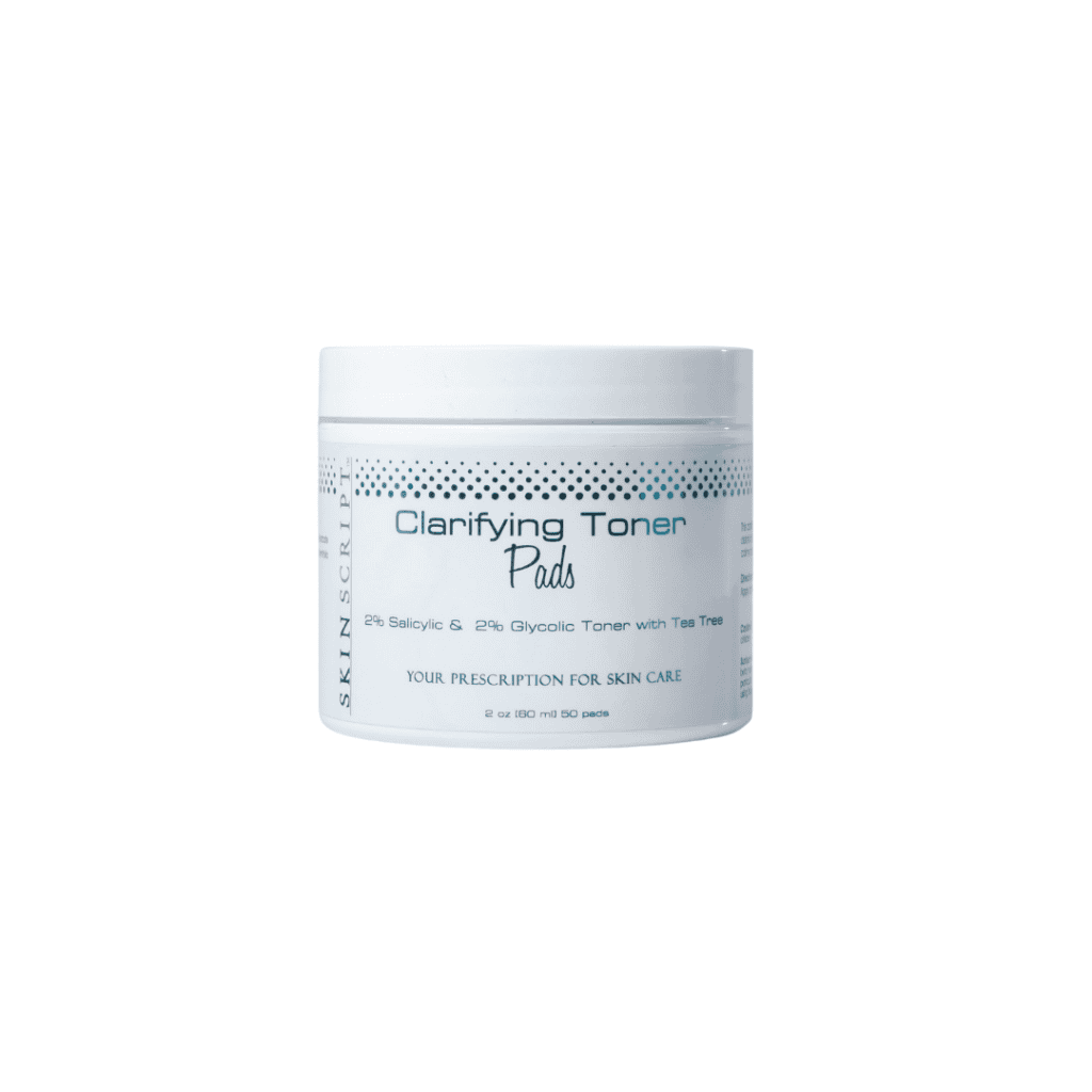 skin script clarifying toner pads